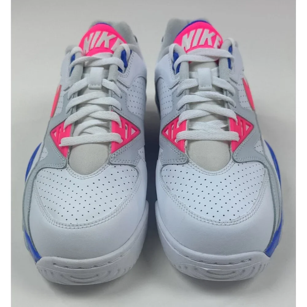 Nike Air Cross Trainer 3 Low Mens Size 10 White Pink Blue Shoes FN6887-100 - Picture 4 of 9